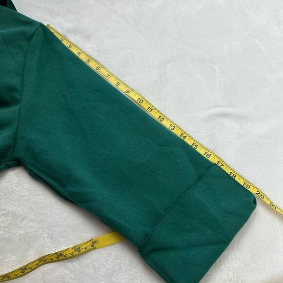Women's Size XL Long Pea Coat Emerald Green Dressy Coat Preppy Casual Spring - Picture 7 of 9